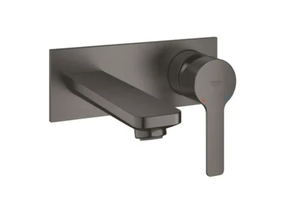 Μπαταρία Νιπτήρα επιτοίχια 2 οπών Grohe Lineare 19409AL1 Hard Graphite Brushed.