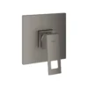 Μίκτης εντοιχισμένου συστήματος ντουζιέρας 1 Εξόδου Grohe Eurocube 24061AL0 Hard Graphite Brushed.