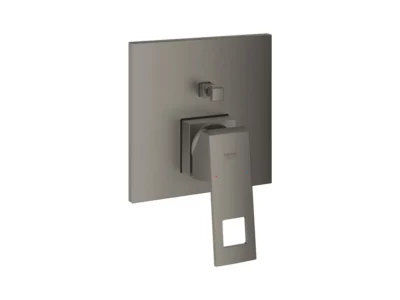 Μίκτης εντοιχισμένου συστήματος ντουζιέρας 2 Εξόδων Grohe Eurocube 24062AL0 Hard Graphite Brushed.