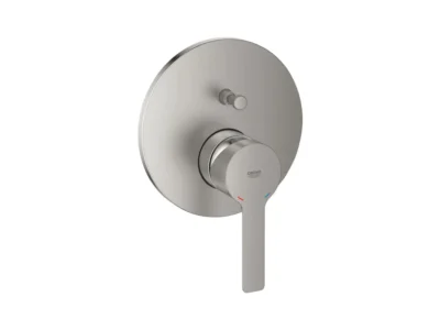 Μίκτης εντοιχισμένου συστήματος ντουζιέρας 2 Εξόδων Grohe Lineare 24064DC1 Supersteel.