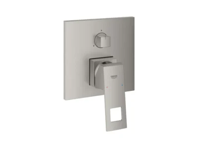 Μίκτης εντοιχισμένου συστήματος ντουζιέρας 3 Εξόδων Grohe Eurocube 24094DC0 Supersteel.