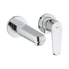 Μπαταρία Νιπτήρα επιτοίχια 2 οπών Grohe Eurodisc Cosmopolitan 19573002 Chrome.