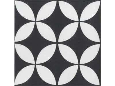 Κεραμικά πλακάκια Τοίχου και Δαπέδου Stamp Black 20 x 20 cm A Διαλογής.