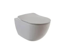 Κρεμαστή λεκάνη WC Τουαλέτας Free Rimless Cool Grey Matt FE-322-BRM 51 cm