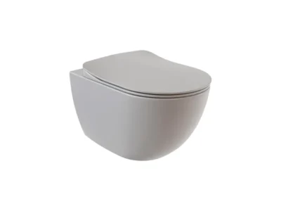 Κρεμαστή λεκάνη WC Τουαλέτας Free Rimless Cool Grey Matt FE-322-BRM 51 cm