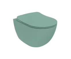 Κρεμαστή λεκάνη WC Τουαλέτας Free Rimless Nile Green Matt FE-322-NGM 51 cm
