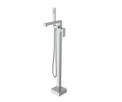 Μπαταρία Λουτρού Επιδαπέδια Delos SF28812-01 Chrome.