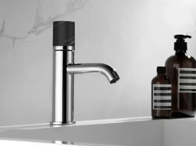 Μπαταρία Νιπτήρα επικαθήμενη Joan Marmo 24601-424A-MN Chrome/Black