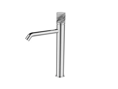 Μπαταρία Νιπτήρα επιτραπέζια Joan Marmo 24615-424A-MB Chrome/White.