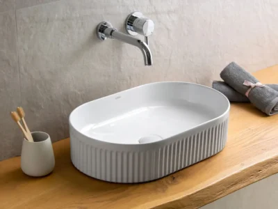 Επιτραπέζιος νιπτήρας μπάνιου LT-2285 50 x 32 cm White χωρις υπερχείλιση.