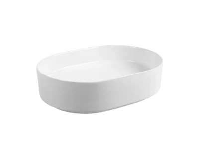 Επιτραπέζιος νιπτήρας μπάνιου Aqua Lux AL-5659 50 x 37 cm White χωρίς υπερχείλιση.