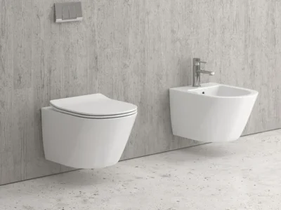 Κρεμαστή λεκάνη WC Τουαλέτας Zina LT 053E-R Rimless 51 cm από Υαλώδη πορσελάνη.