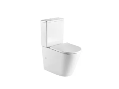 Λεκάνη τουαλέτας Χαμηλής Πίεσης με Καζάνι και Κάλυμμα Zina Rimless Back to Wall 62 cm.