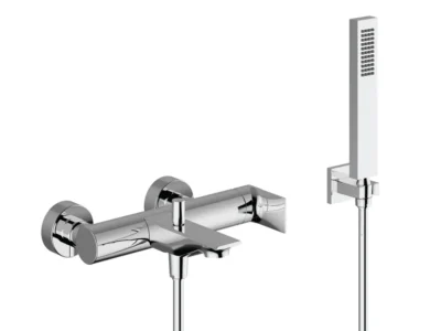 Μπαταρία Λουτρού Επίτοιχη Teorema Slope 1109501 Chrome.