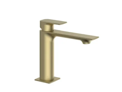 Επικαθήμενη Μπαταρία Νιπτήρα 1 οπής Teorema Slope 320911 Soft Brass.