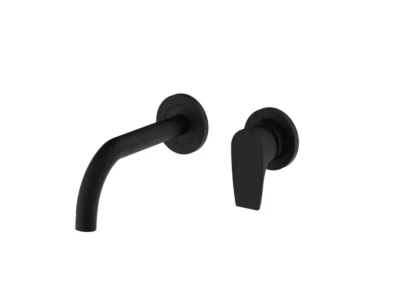 Επίτοιχη Μπαταρία Νιπτήρα 2 οπών Teorema Bing 637783 Black Matt.