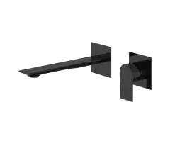 Επίτοιχη Μπαταρία Νιπτήρα 2 οπών Teorema Slope 250930 Dark Mirror.