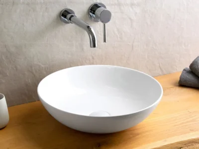 Επιτραπέζιος νιπτήρας μπάνιου LT-3004 41 x 41 cm White χωρις υπερχείλιση.