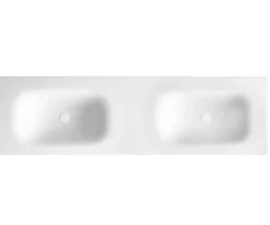 Νιπτήρας Solid Surface Space 175 x 46 cm σε Λευκή απόχρωση.