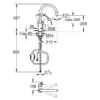 Μπαταρία Κουζίνας Grohe Bauloop 30543000 Chrome.