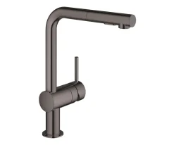 Μπαταρία Κουζίνας Grohe Minta 30274A00 Hard Graphite.