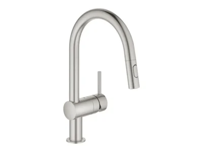 Μπαταρία Κουζίνας Grohe Minta 32321DC2 Supersteel.