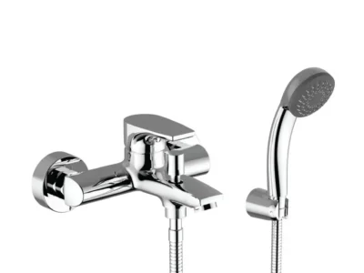 Μπαταρία Λουτρού Επίτοιχη Teorema Bing 117750 Chrome.