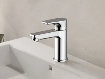 Επικαθήμενη Μπαταρία Νιπτήρα 1 οπής Teorema Bing 117730 Chrome.