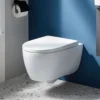 Κρεμαστή λεκάνη WC Τουαλέτας Geberit Icon Short 502381-JT-1 White Matt 49 cm, από υαλώδη πορσελάνη.
