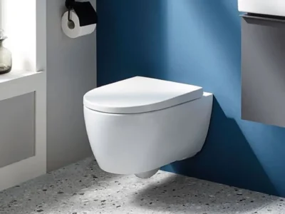 Κρεμαστή λεκάνη WC Τουαλέτας Geberit Icon Short 502381-JT-1 White Matt 49 cm, από υαλώδη πορσελάνη.