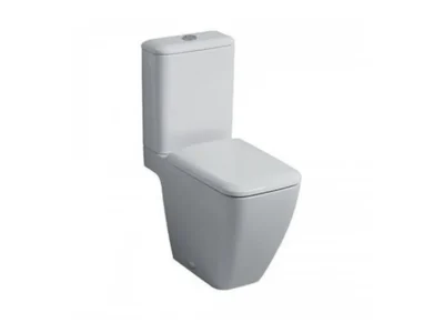 Λεκάνη τουαλέτας Χαμηλής Πίεσης με Καζάνι και Κάλυμμα Geberit Icon Square 64 cm.