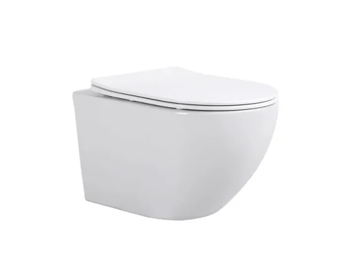 Κρεμαστή λεκάνη WC Τουαλέτας Aqua Lux AL-1901 52 cm από υαλώδη πορσελάνη.