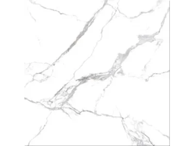 Πορσελανάτα πλακάκια δαπέδου Τεχνογρανίτη Karnival White 100 x 100 cm.