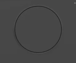 Πλακέτα χειρισμού Geberit Sigma-10 Round σε απόχρωση Black Matt-Black.