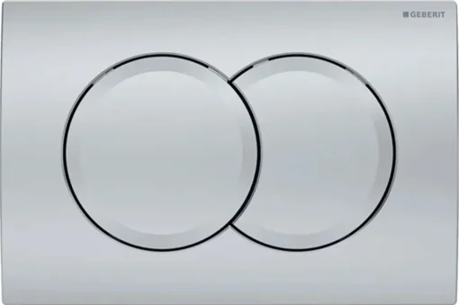 Πλακέτα χειρισμού Geberit Delta-01 σε απόχρωση Chrome Matt.