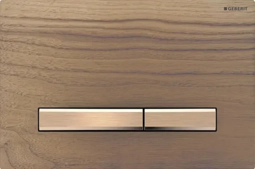 Πλακέτα χειρισμού Geberit Sigma-50 SQ Wood Look-Rose Gold.