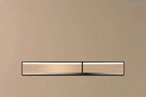 Πλακέτα χειρισμού Geberit Sigma-50 SQ Brushed Rose Gold-Rose Gold.