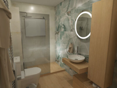 Φωτορεαλισμός ανακαίνισης μπάνιου