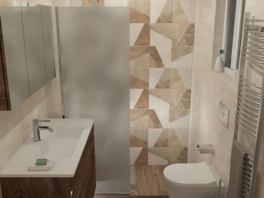 Σχεδιασμός μπάνιου για μια ζεστή και κομψη ατμόσφαιρα