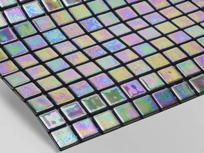 Ψηφίδα επένδυσης επιφανειών Reviglass AB-14 με διάσταση 25x25mm.