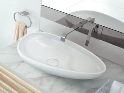 Επιτραπέζιος νιπτήρας μπάνιου Monza 31140-300 58x37cm.