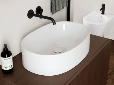 Επιτραπέζιος νιπτήρας μπάνιου Skinny 5409-300 60x40cm.