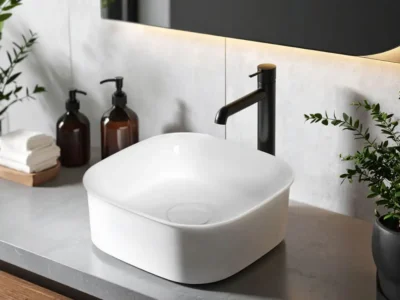 Επιτραπέζιος νιπτήρας μπάνιου Diona 2061-300 36x36cm.