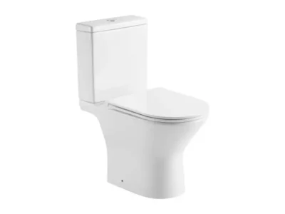 Λεκάνη τουαλέτας με Καζάνι, Κάλυμα και Μηχανισμό Bella BL12000SC-300 Rimless 63cm.