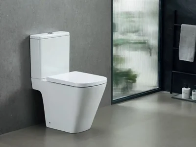 Λεκάνη τουαλέτας με Καζάνι, Κάλυμα και Μηχανισμό Sega SG12000SC-300 Rimless Back to Wall 62cm