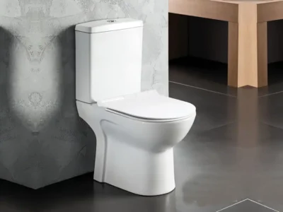 Λεκάνη τουαλέτας με Καζάνι, Κάλυμα και Μηχανισμό Vela 674600SC-300 Rimless 60cm.