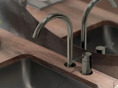 Μπαταρία Νιπτήρα Eurorama Black Brushed R6830-R5309-410.