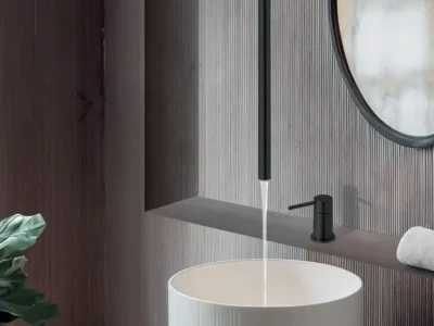 Μπαταρία Νιπτήρα Eurorama Black Matt R6826-R5309-400.