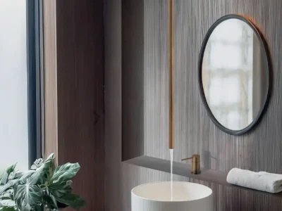 Μπαταρία Νιπτήρα Eurorama Bronze Brushed R6826-R5309-221.