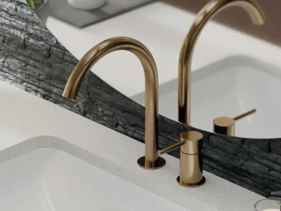 Μπαταρία Νιπτήρα Eurorama Bronze Brushed R6830-R5309-221.